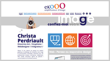 Le 1e Janvier 2015 : Naissance de l'agence de communication ekooo et de son site web le 1e Janvier 2015. L'agence a pour but d'amplifier la communication des entreprises.