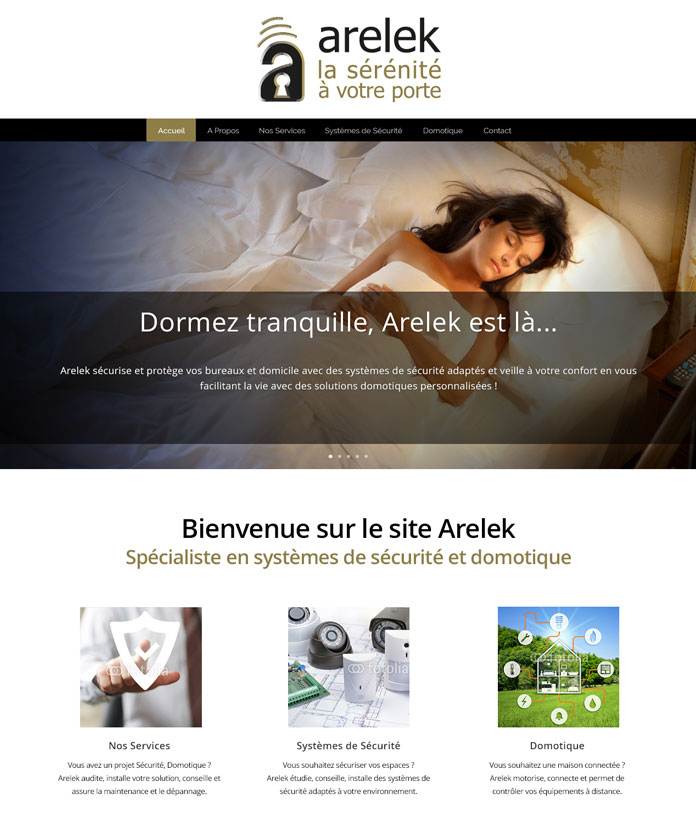 ekooo crée et développe le site Internet d'Arelek